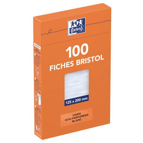 100 fiches bristol oxford