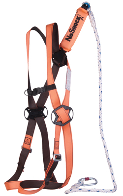  Kit antichute harnais 2 points et longe à absorbeur d’énergie, Deltaplus 1724m972 