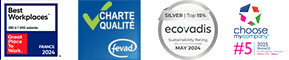 Best place to work 2024 - Certifié Fevad - Happy index Trainee