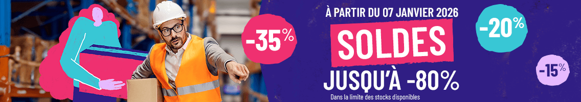 les soldes d'hiver 2026 - jusqu'à -80% - Jusqu'au 3 février