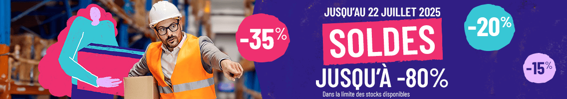 les soldes d'été 2025 - jusqu'à -80% - Jusqu'au 22 juillet