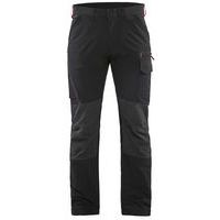 Pantalon maintenance stretch 4D noir/rouge - Blåkläder