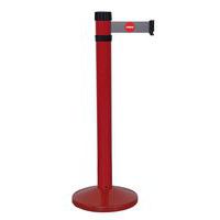 Poteau intérieur rouge à sangle 4m - Viso