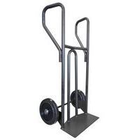Diable acier tablier incurve poignee fermee 400 kg Stockman
