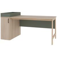 Bureau Blois pied caisson à gauche 1 porte