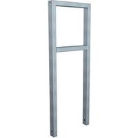 Arceau appui vélos tube rectangulaire barre transversale - Schake