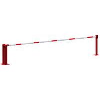 Barrière manuelle poteau appui fixe serrure triangulaire - Schake