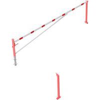 Barrière pivotante traverse câble de renfort à bétonner cadenas-Schake
