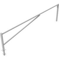 Barrière pivotante galvanisé à bétonner serrure profilée-Schake