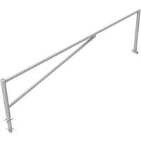 Barrière pivotante galvanisé à bétonner pour cadenas - Schake