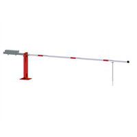 Barrière contrepoids béquille oscillante serrure triangulaire - Schake