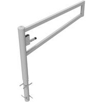 Barrière-porte carré pivotante à bétonner serrure profilée-Schake