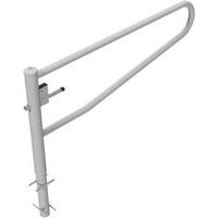 Barrière-porte pivotante à bétonner avec blocage triangulaire - Schake