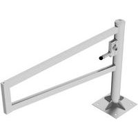 Barrière pivotante galvanisée à cheviller blocage triangulaire-Schake
