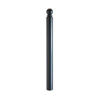 Borne décorative 485B amovibleet serrure profilée à pistons-Schake