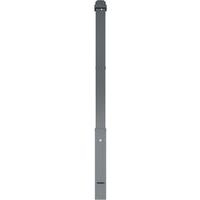 Borne décorative acier 473B amovible serrure profilée 1 anneau-Schake