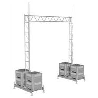 Dispositif de montage passerelle - Poutre à grille - Schake