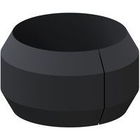 Manchon de sol pour poteau avec bague de serrage - Schake