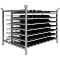 Palette de stockage et transport pour balises pliante - Schake