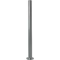Poteau acier inox stationnaire à cheviller-Platine 1 anneau-Schake
