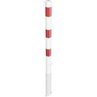 Poteau amovible blocage triangulaire réfléchissant 2 anneaux-Schake