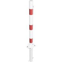 Poteau serrure à bétonner bandes réfléchissantes-Rouge/Blanc-Schake