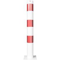 Poteau stationnaire à cheviller réfléchissant 2 anneaux-Schake