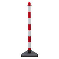 Poteau support chaîne matière plastique avec pied triangulaire-Schake