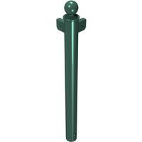 Poteau angle de protection de bordure avec barre transversale - Schake