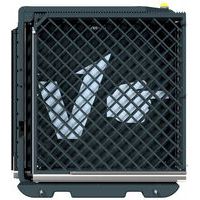 Porte mobile noir mat clôture de chantier scanner laser V-Gate-Schake