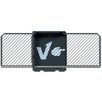 Porte mobile noir mat scanner laser V-Gate Simple-Schake