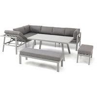 Ensemble repas de jardin en aluminium Antalya - DCB Garden
