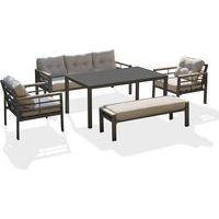 Ensemble repas de jardin en aluminium Cayenne - DCB Garden