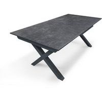 Table de jardin en aluminium et plateau en céramique - DCB Garden