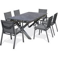 Ensemble repas de jardin en aluminium Floride - DCB Garden