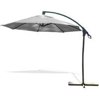 Parasol avec pied excentré en acier et toile - DCB Garden