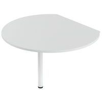 Extension ronde 105 x 120 cm pour bureau Isia
