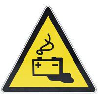Panneau danger - Charge de la batterie en cours - Aluminium
