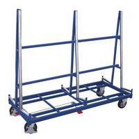 Chariot ergonomique porte-panneaux double face - Capacité 1200 Kg