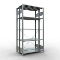 Rayonnage léger Easy-Fix -Double face - Finition galva - Schulte