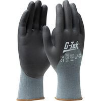 Gants tricotés enduction mousse de nitrile X-Treme™- Gris/Noir - G-TEK