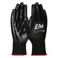 Gants tricotés polyester enduction nitrile - Noir - G-TEK