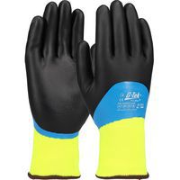 Gants tricotés sans couture polykor™ double enduction - Jaune - G-TEK
