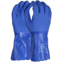 Gants de protections chimiques PVC - Bleu - PIP