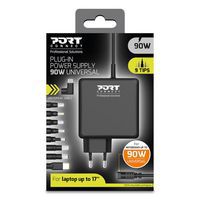 Alimentation pour notebooks 90W Universel et Type C - Port Connect