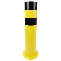 Poteau de protection noir/jaune, Hauteur hors tout: 1200 mm, Environnement d'utilisation: Extérieur
