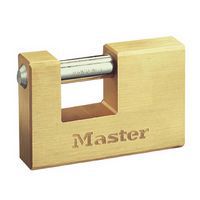 Cadenas à clés en laiton rectangulaire 607EURDCC - Master