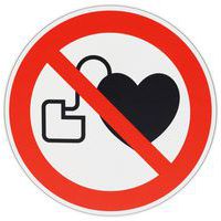Panneau Interdit porteurs stimulateur cardiaque - PVC - Manutan Expert