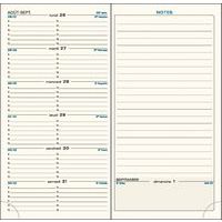 Recharge agenda SAS 17 - 8,8x17cm - Septembre 2025-2026 - Exacompta