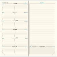 Recharge agenda Espace 17 - Exacompta